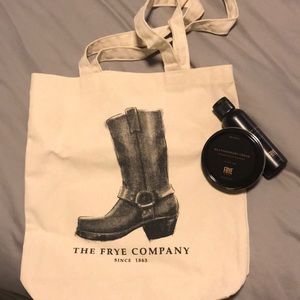 The Frye Tote Filled with Leather Cream & Lotion